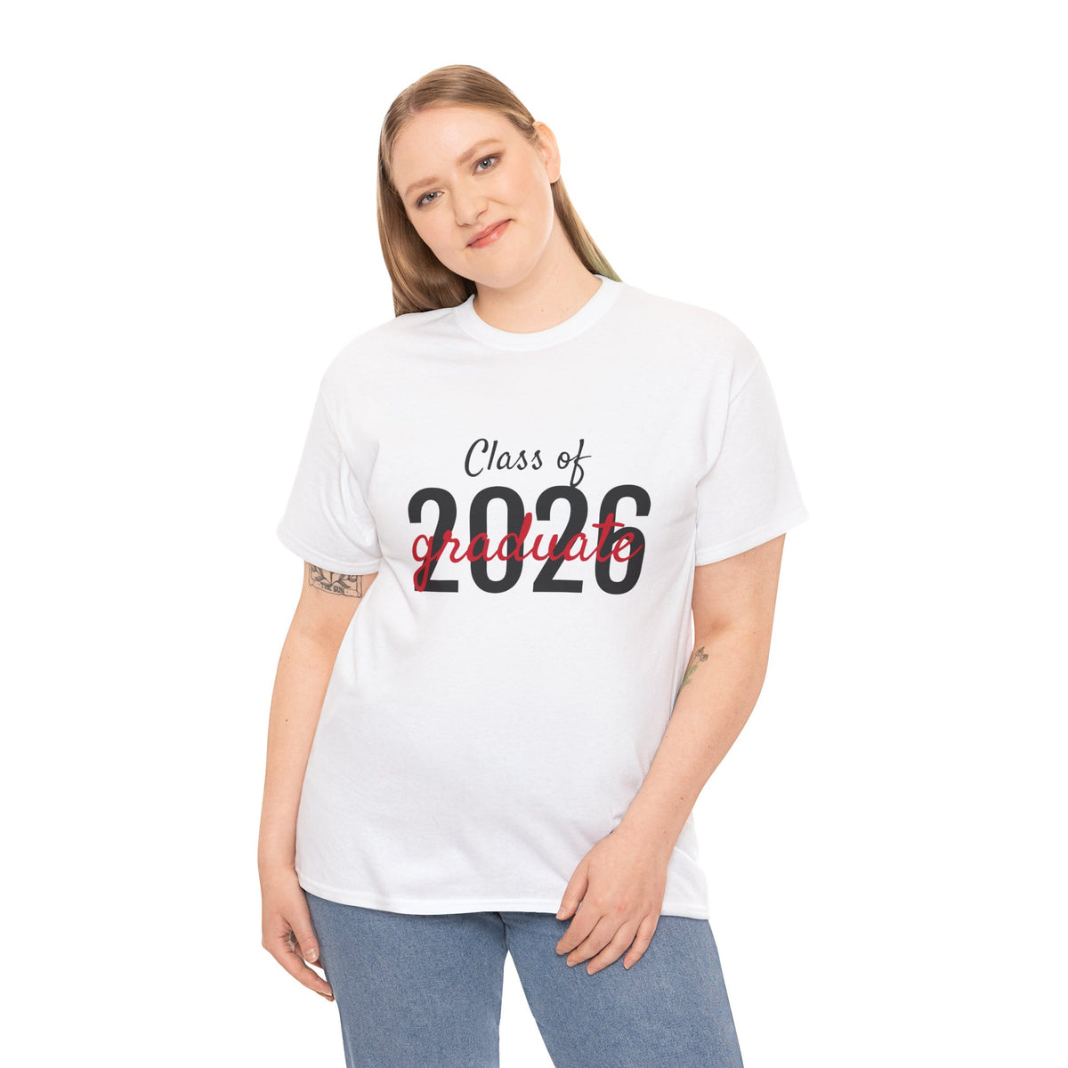 2026 Graduate T-shirt Unisex Heavy Cotton Tee