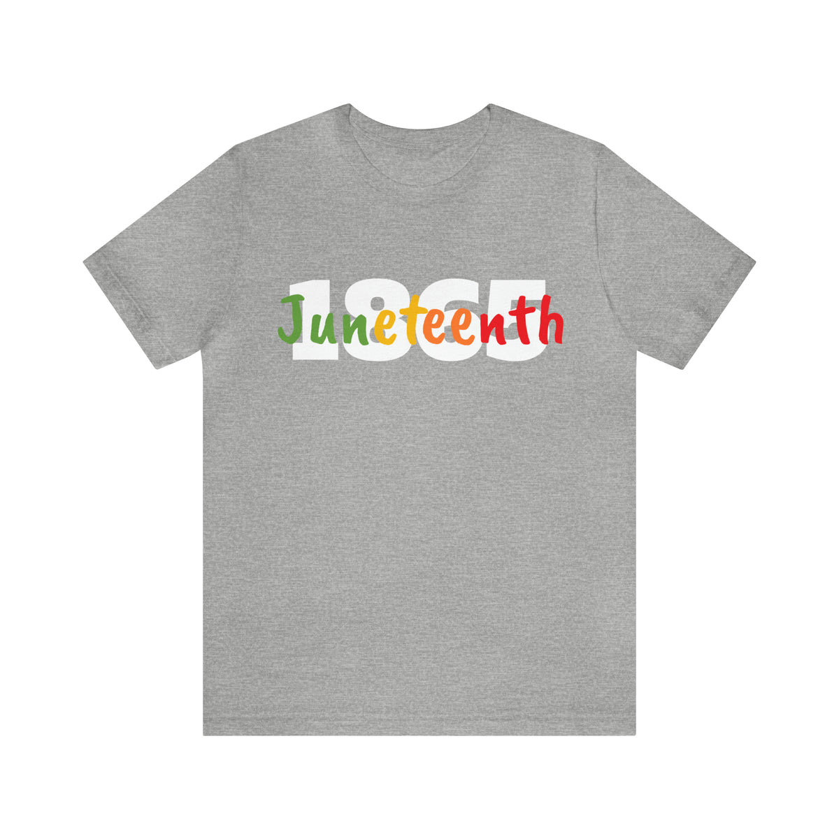 Juneteenth 1865 Multicolor Unisex Jersey Short Sleeve Tee