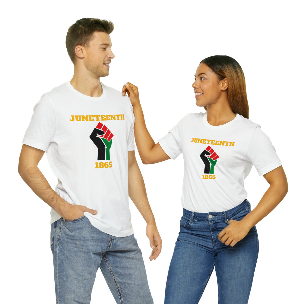 Juneteenth Fist Unisex Jersey Short Sleeve Tee