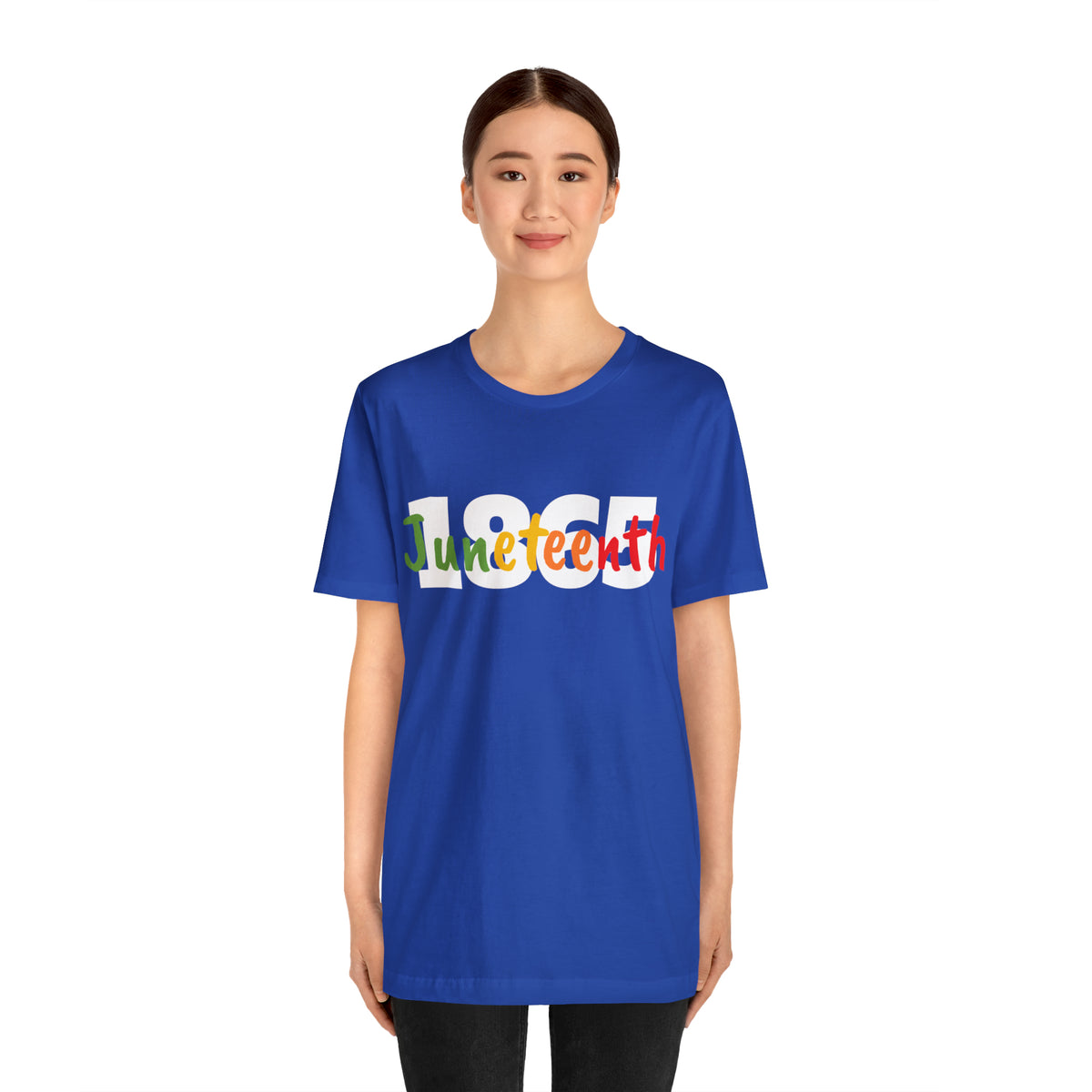 Juneteenth 1865 Multicolor Unisex Jersey Short Sleeve Tee