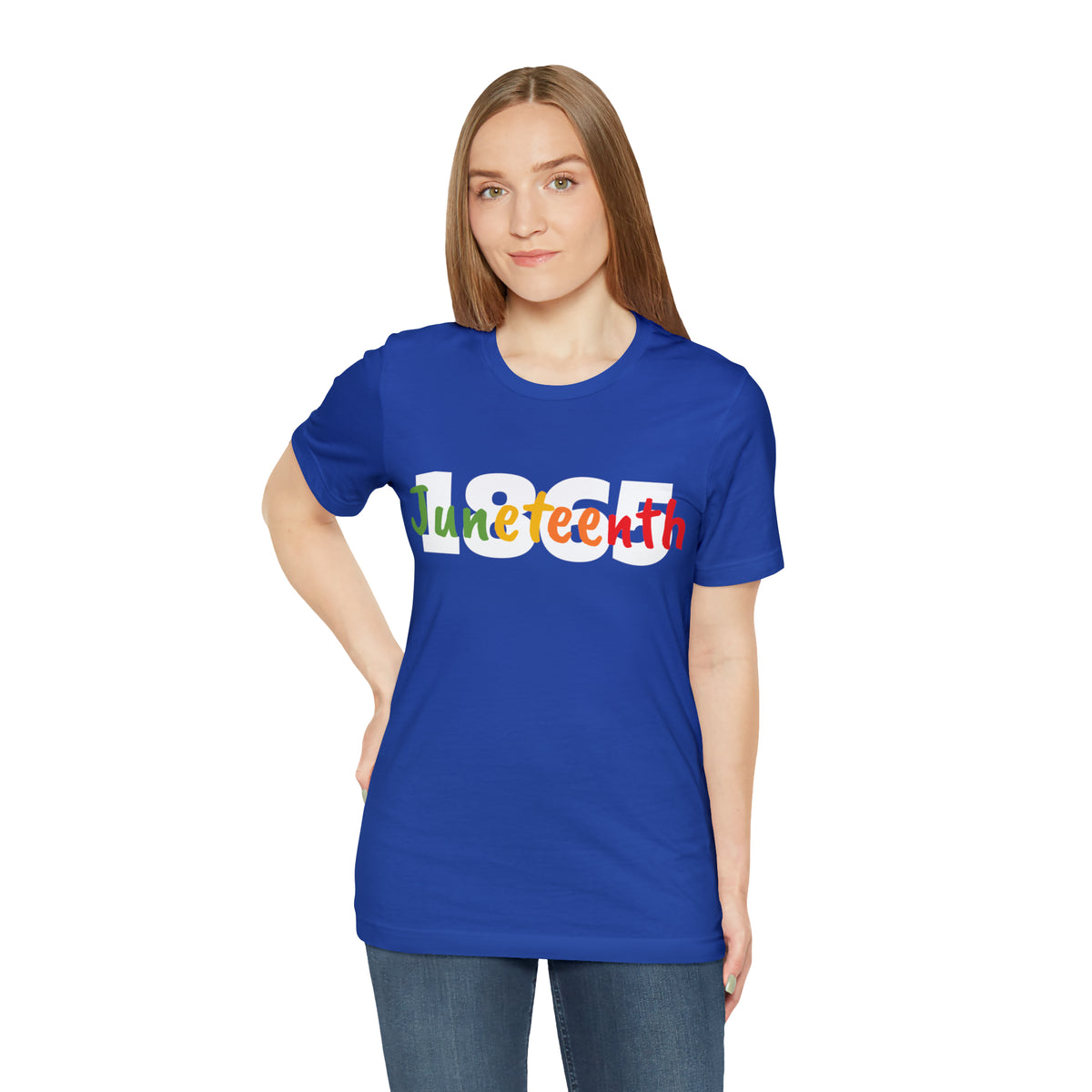 Juneteenth 1865 Multicolor Unisex Jersey Short Sleeve Tee