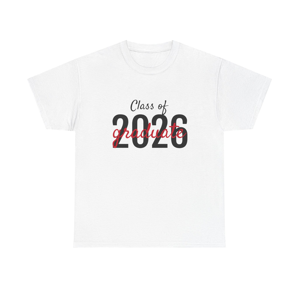 2026 Graduate T-shirt Unisex Heavy Cotton Tee