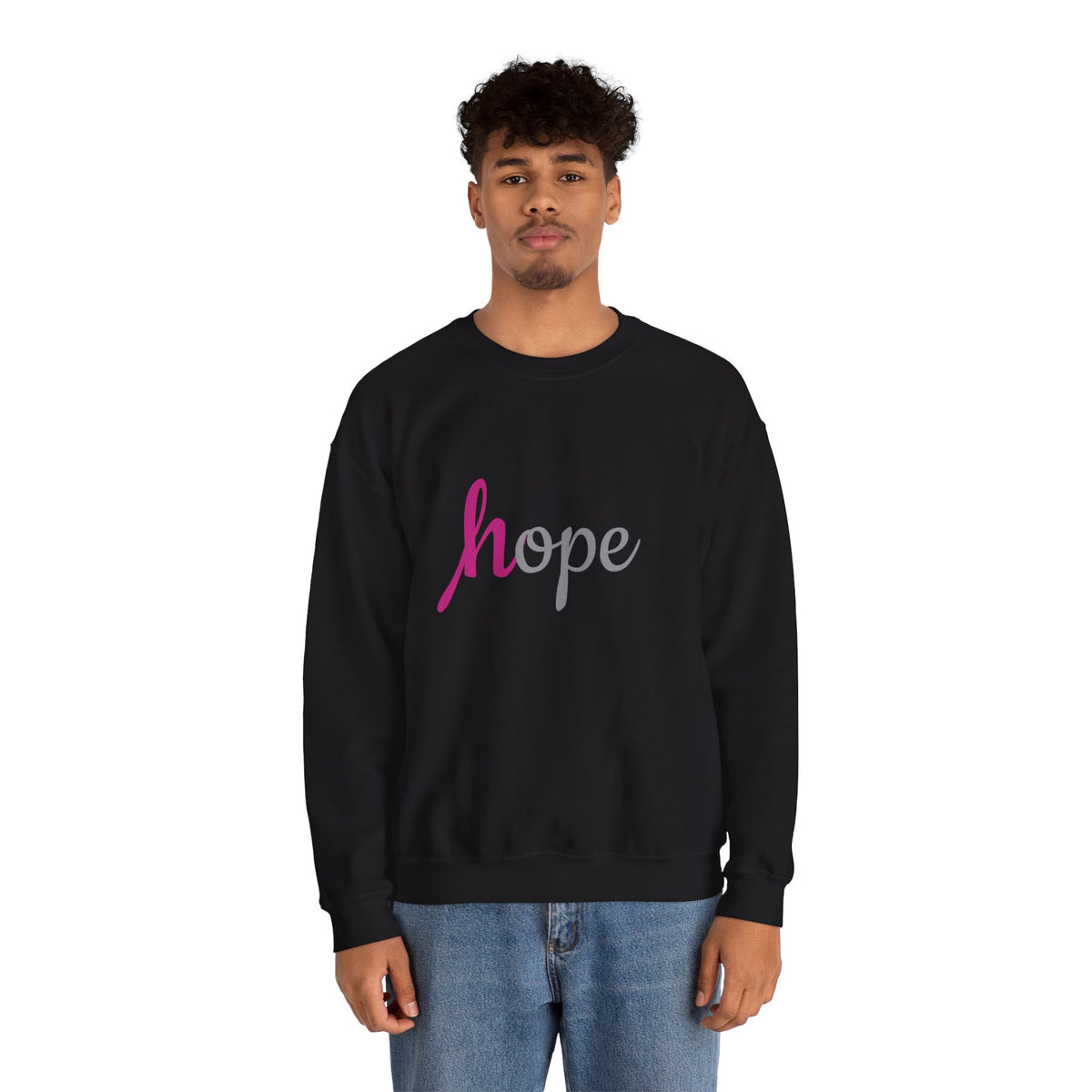 Breast Cancer Unisex Heavy Blend™ Crewneck Sweatshirt