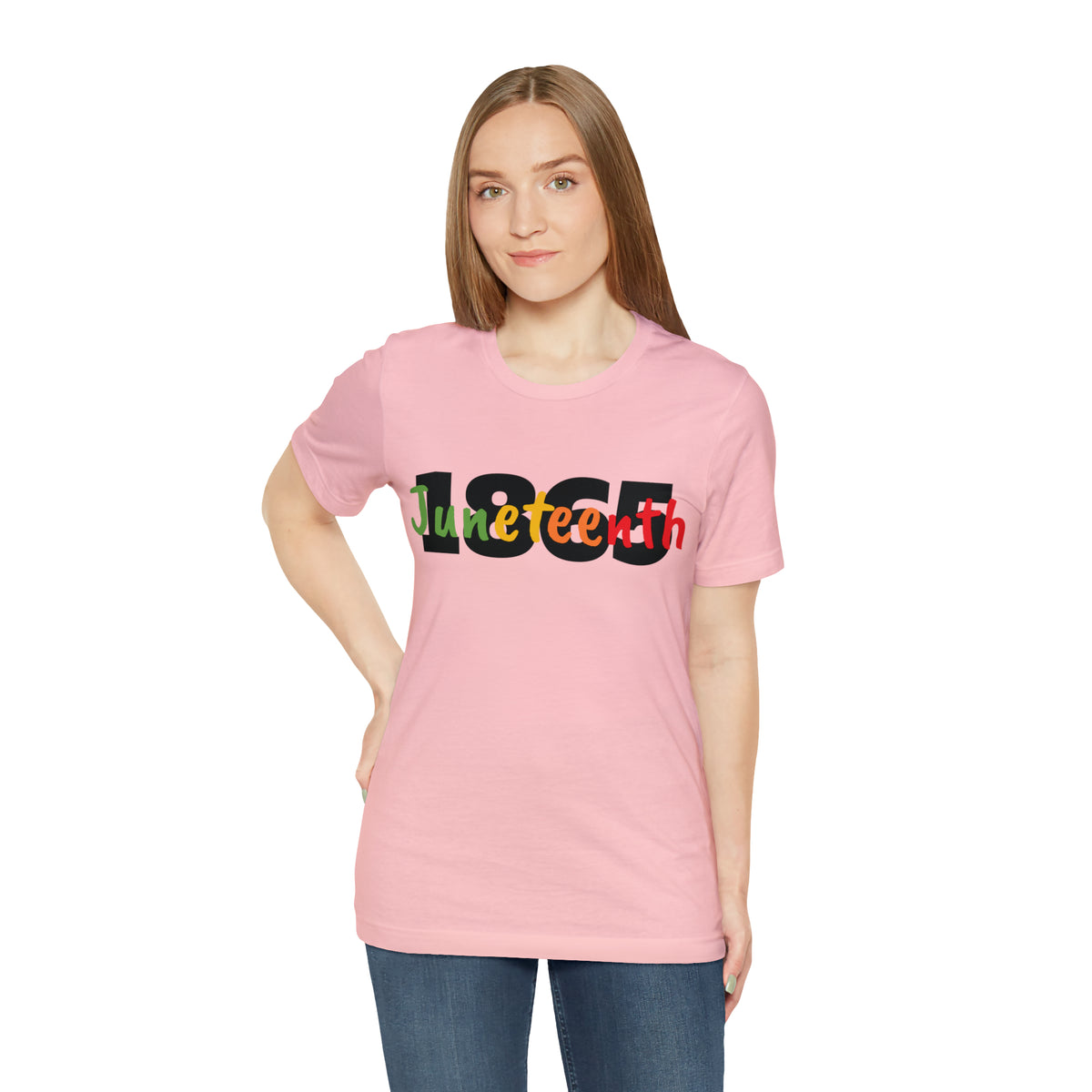 Juneteenth 1865 Multicolor Unisex Jersey Short Sleeve Tee