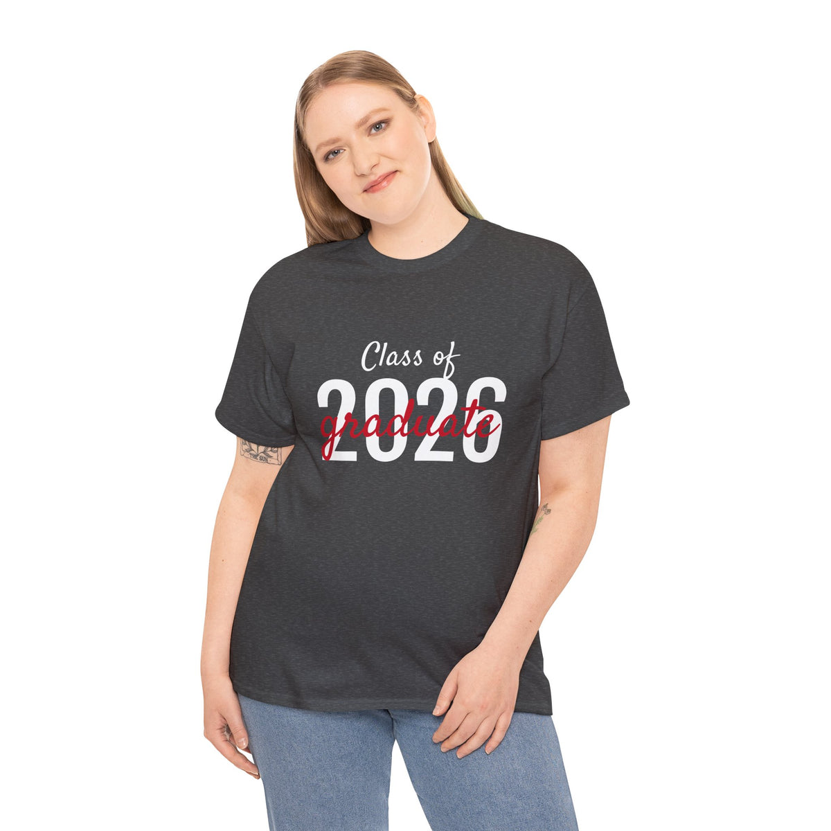 2026 Graduate T-shirt Unisex Heavy Cotton Tee