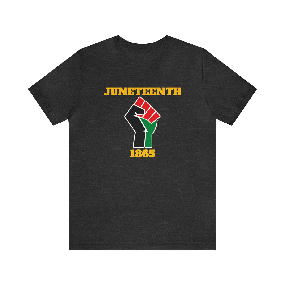 Juneteenth Fist Unisex Jersey Short Sleeve Tee