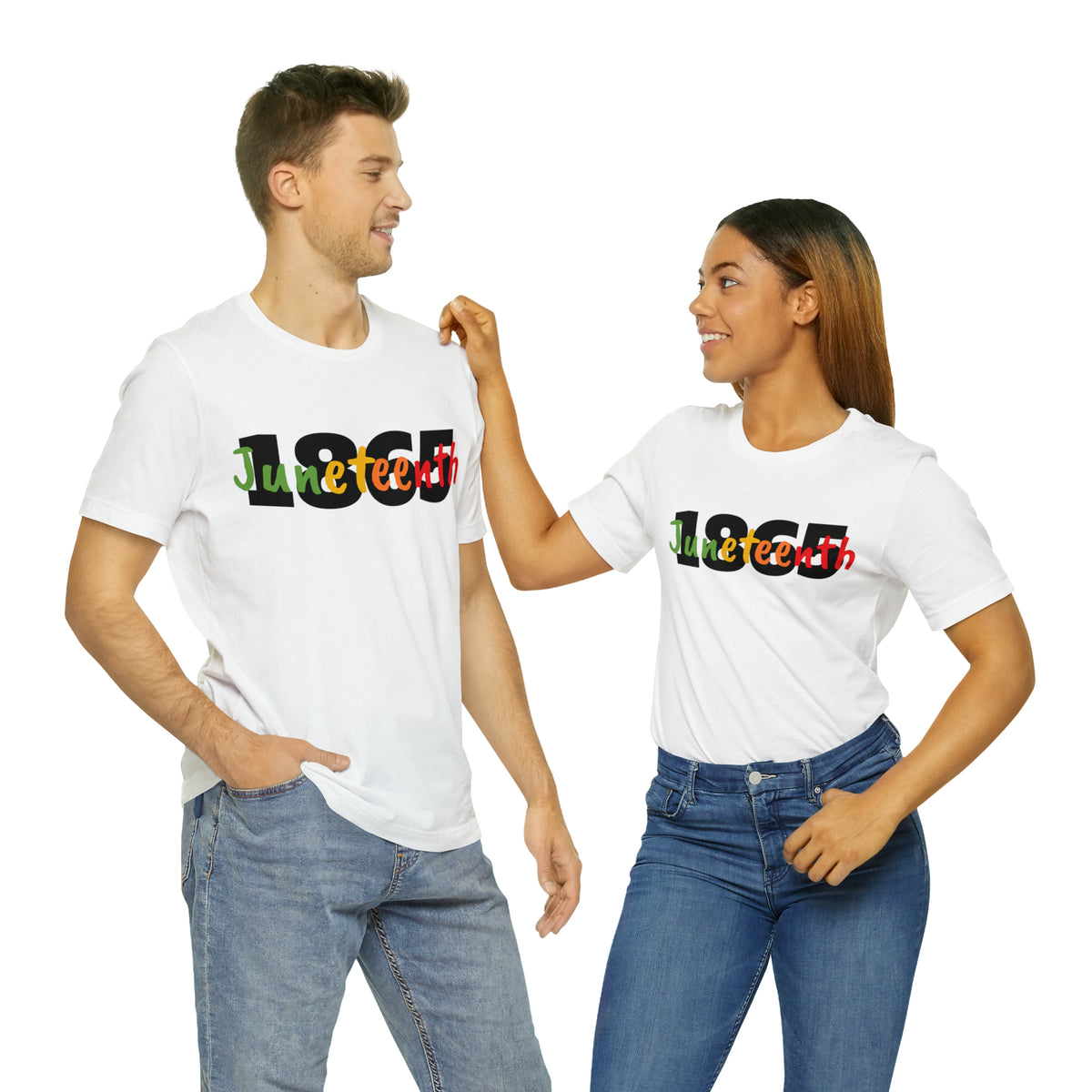 Juneteenth 1865 Multicolor Unisex Jersey Short Sleeve Tee