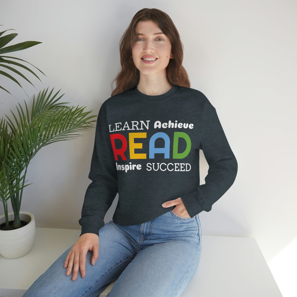 READ Sweatshirt Unisex Heavy Blend™ Crewneck Sweatshirt