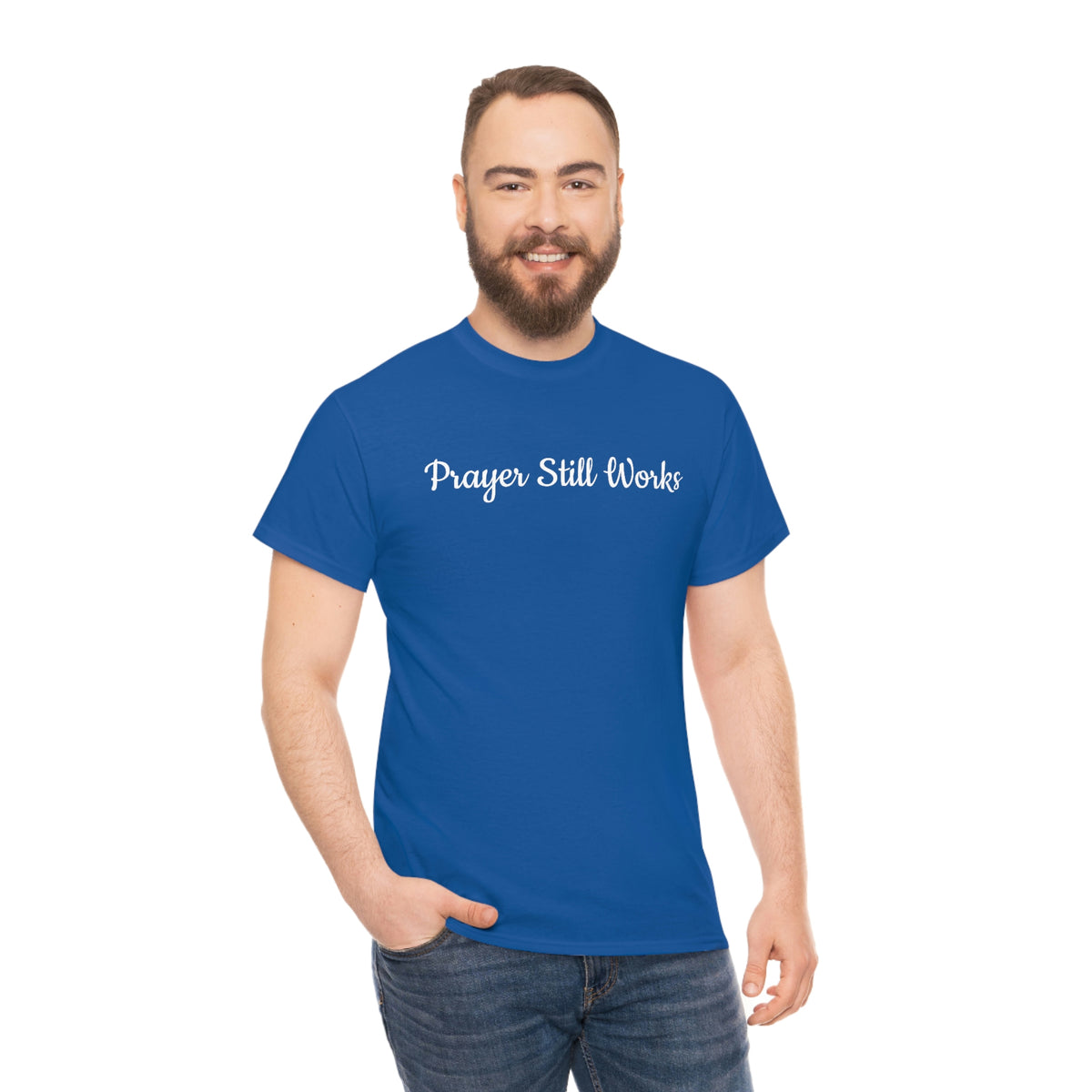 Prayer Still Works Unisex Heavy Cotton Tee