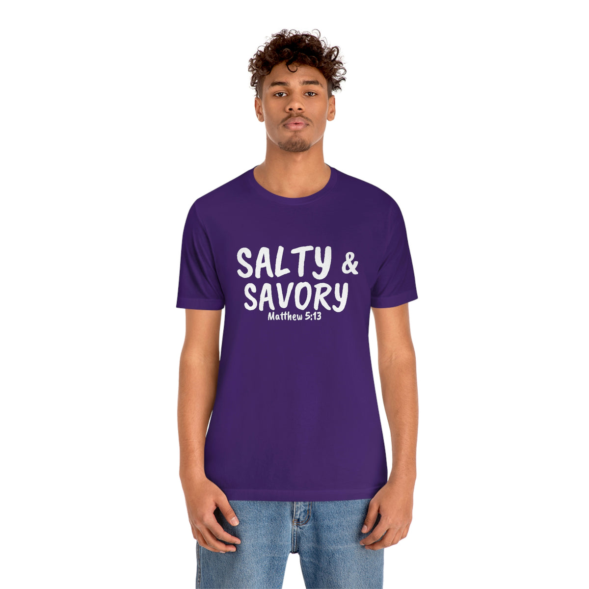 "Salty & Savory" Unisex Jersey Short Sleeve Tee