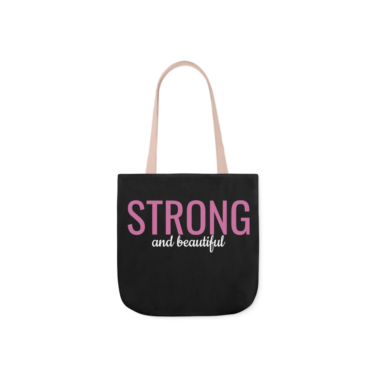 Strong and Beautiful Polyester Canvas Tote Bag (AOP)