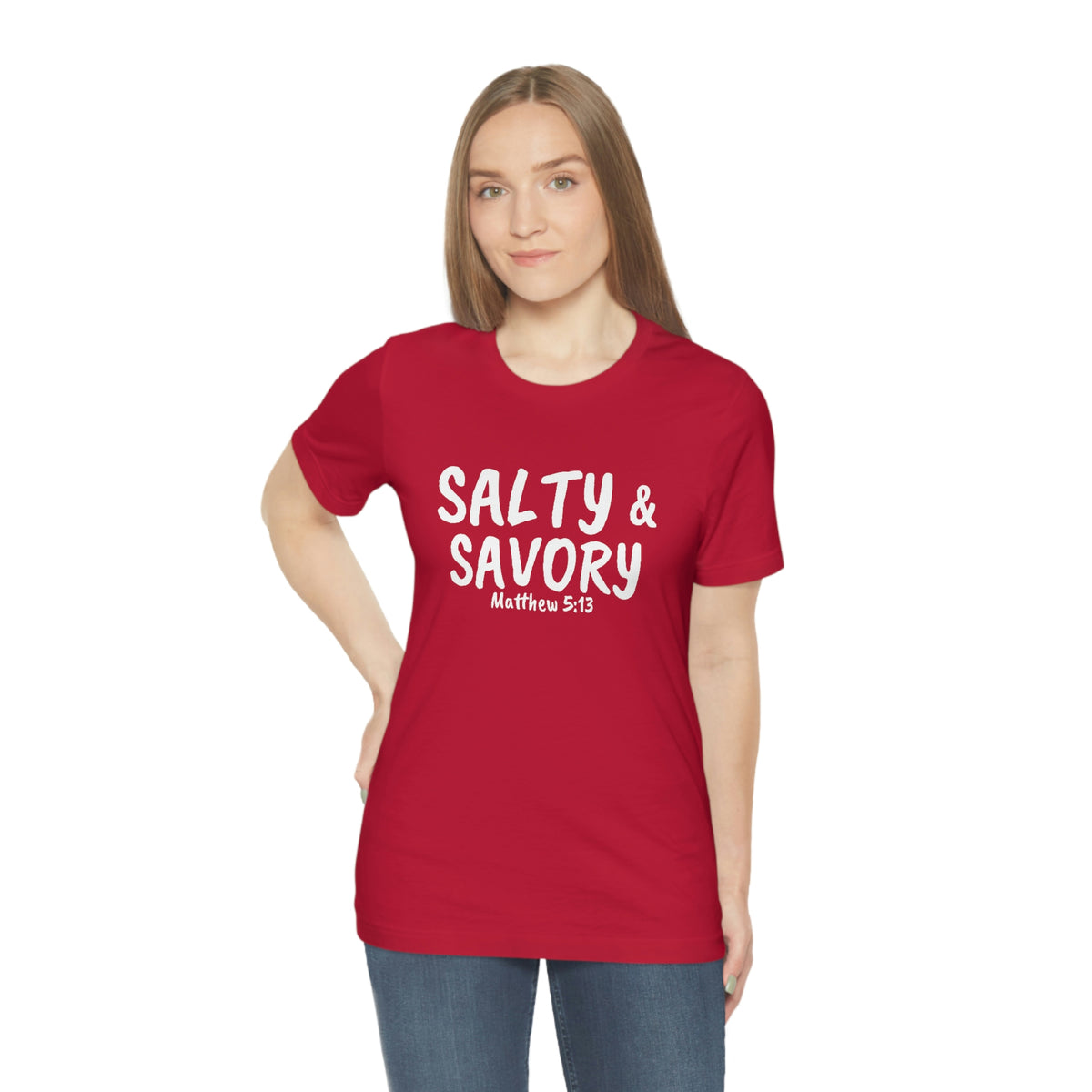 "Salty & Savory" Unisex Jersey Short Sleeve Tee