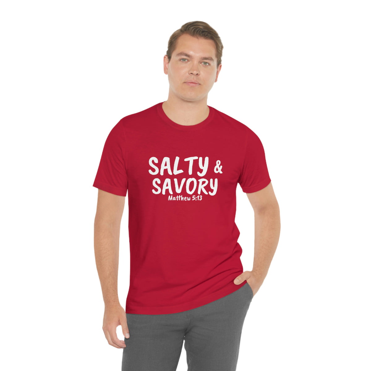 "Salty & Savory" Unisex Jersey Short Sleeve Tee