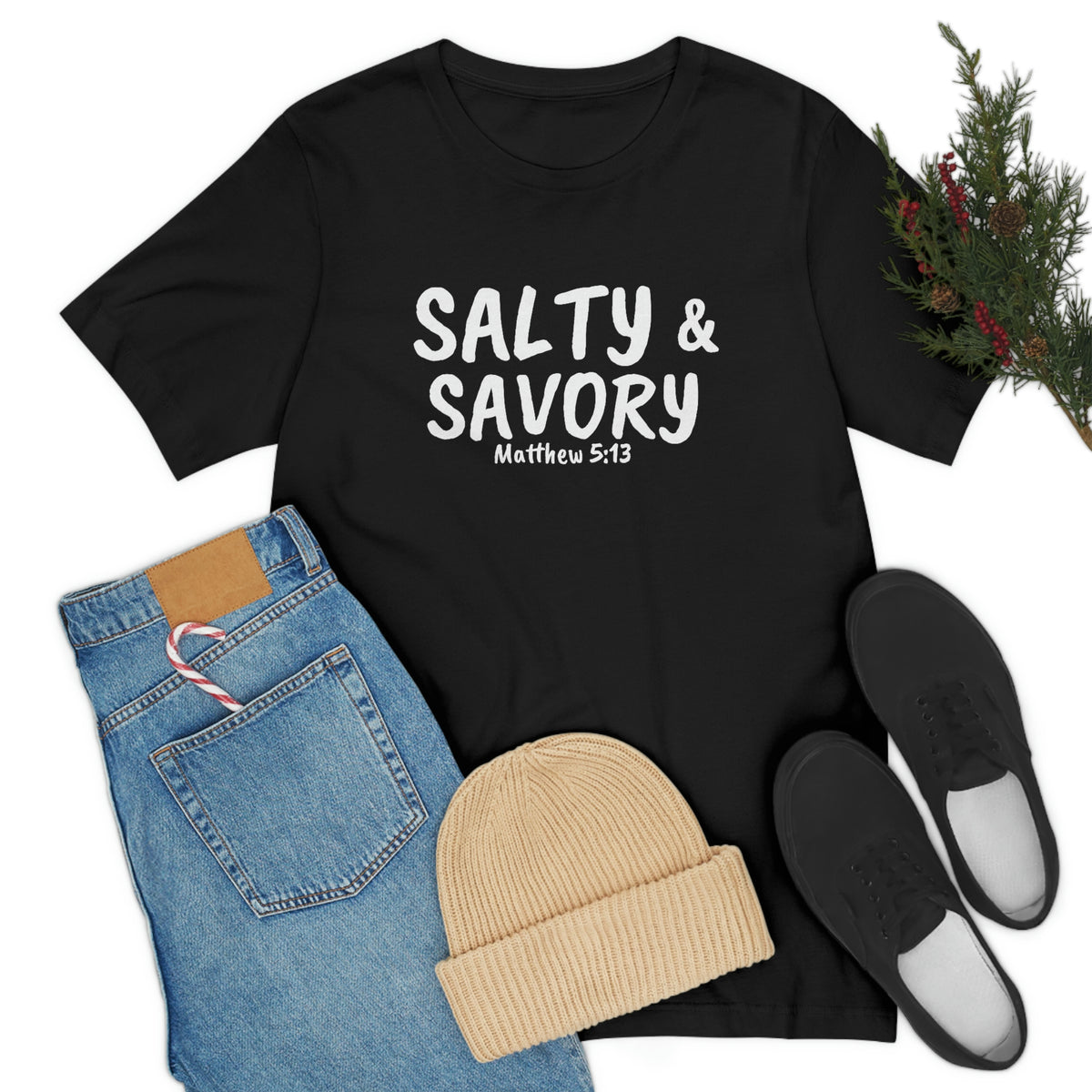 "Salty & Savory" Unisex Jersey Short Sleeve Tee