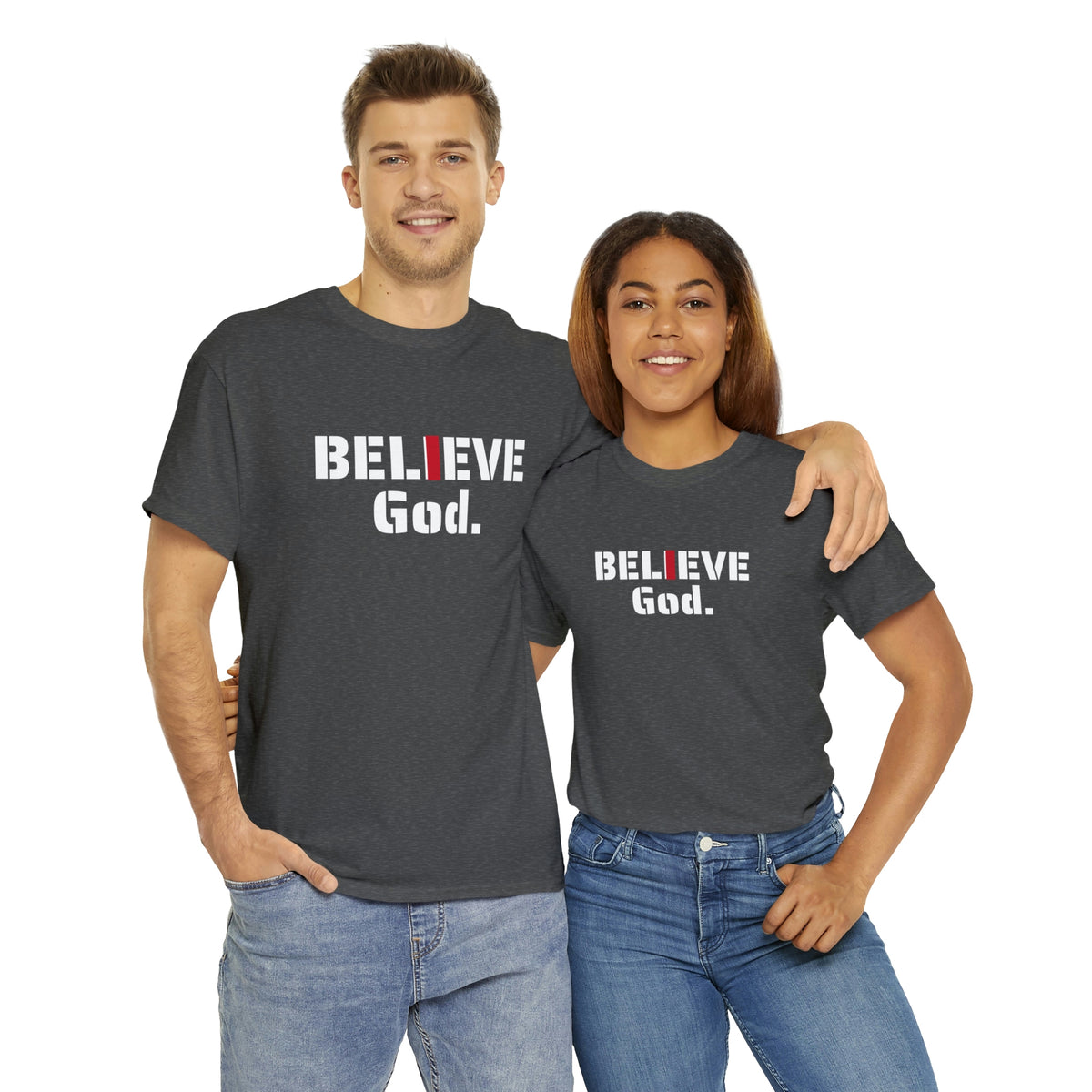 " I BELIEVE GOD" Unisex Heavy Cotton Tee