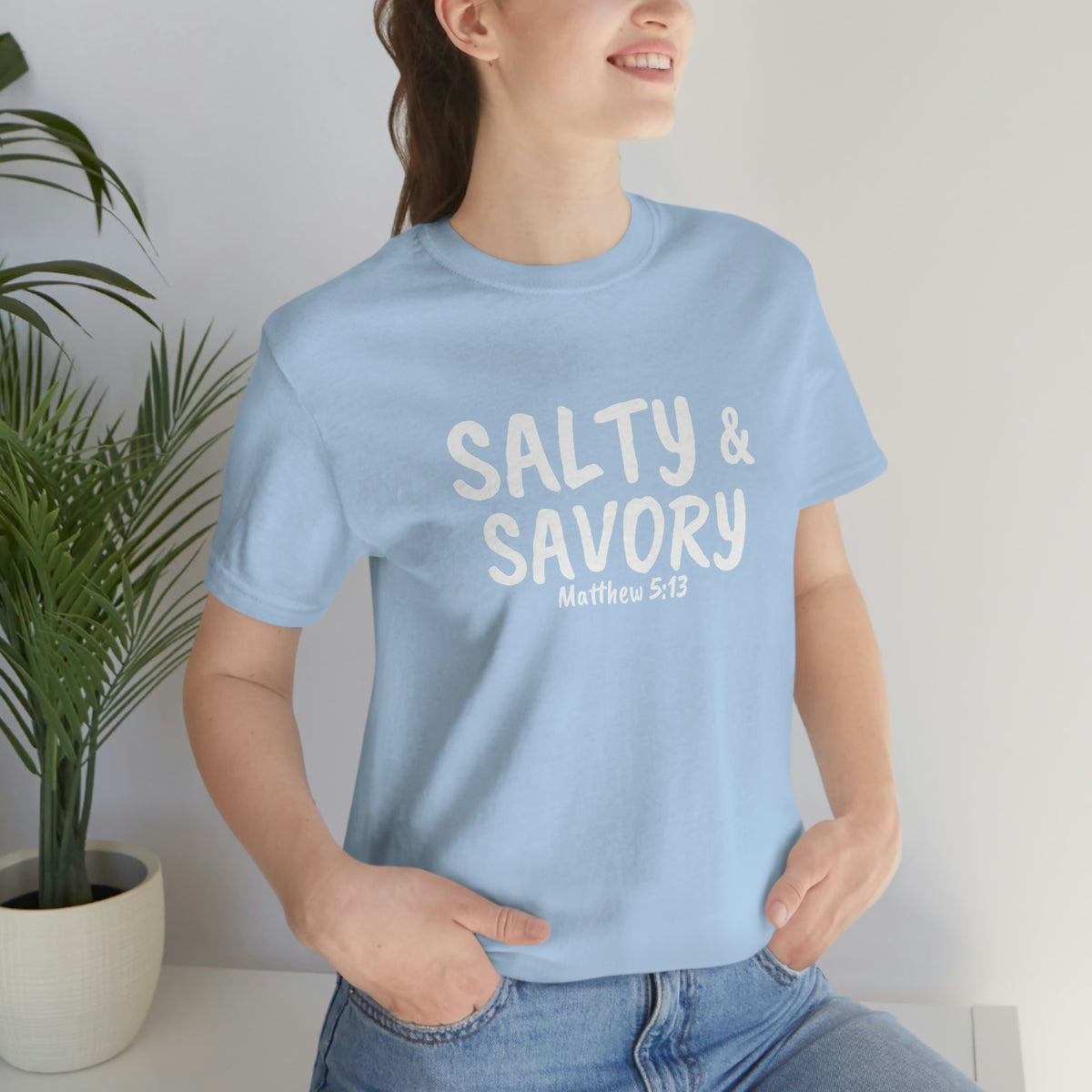 "Salty & Savory" Unisex Jersey Short Sleeve Tee