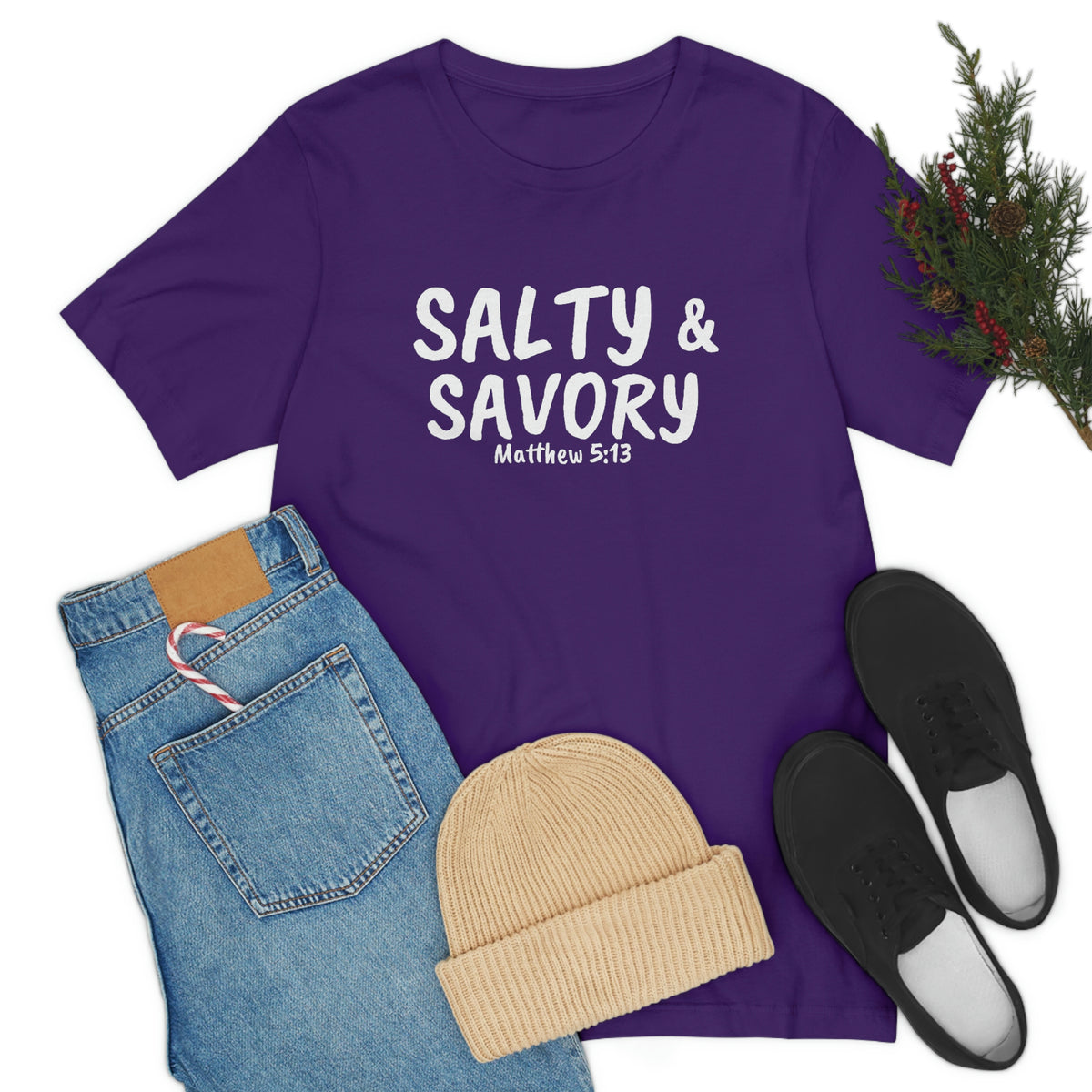 "Salty & Savory" Unisex Jersey Short Sleeve Tee