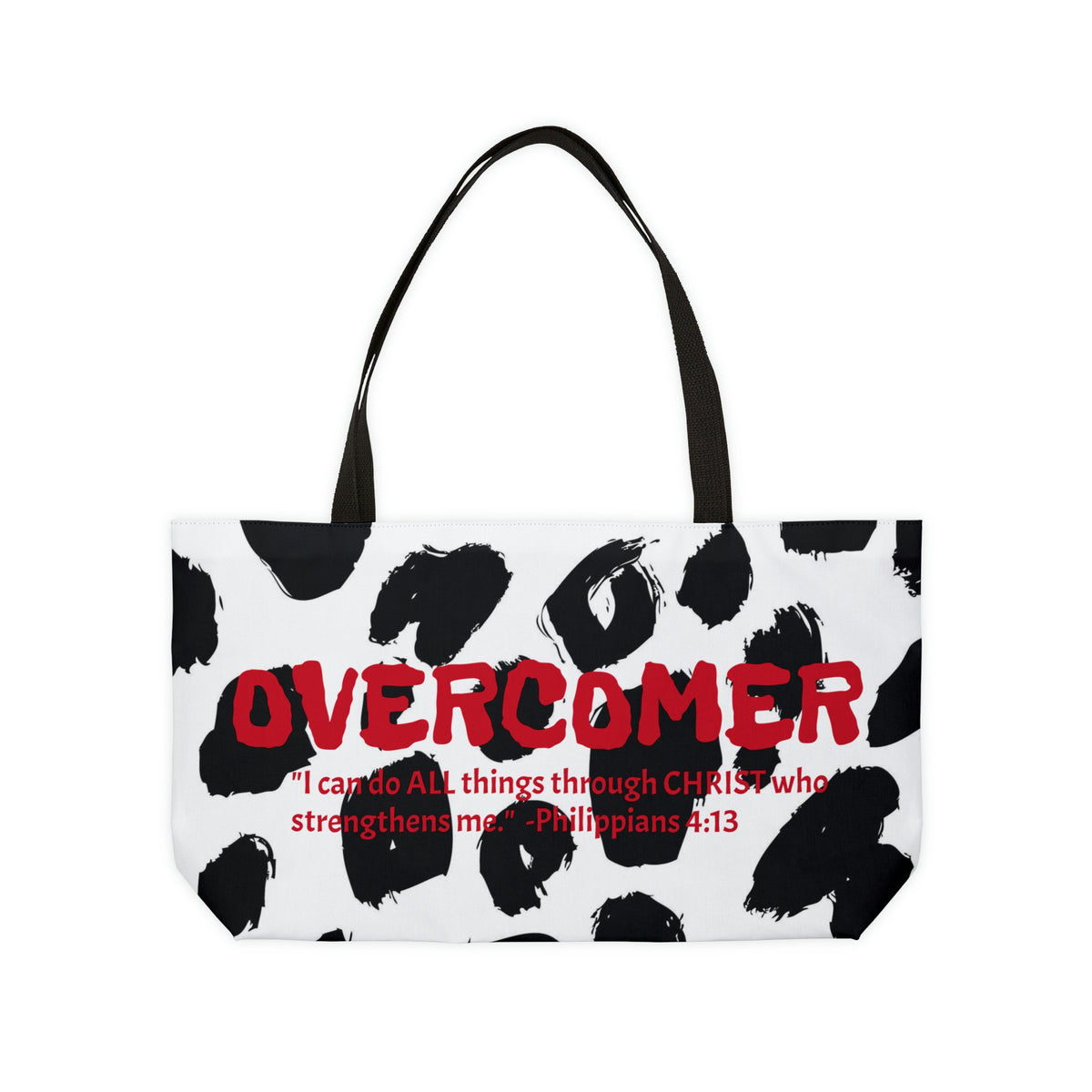 "OVERCOMER" Weekender Tote Bag
