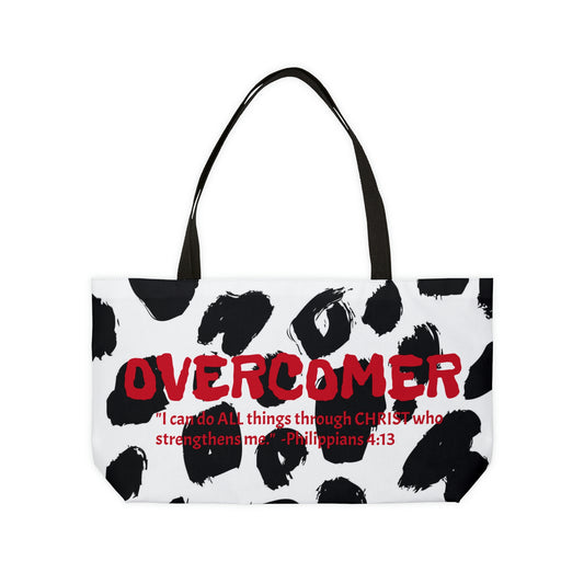 "OVERCOMER" Weekender Tote Bag