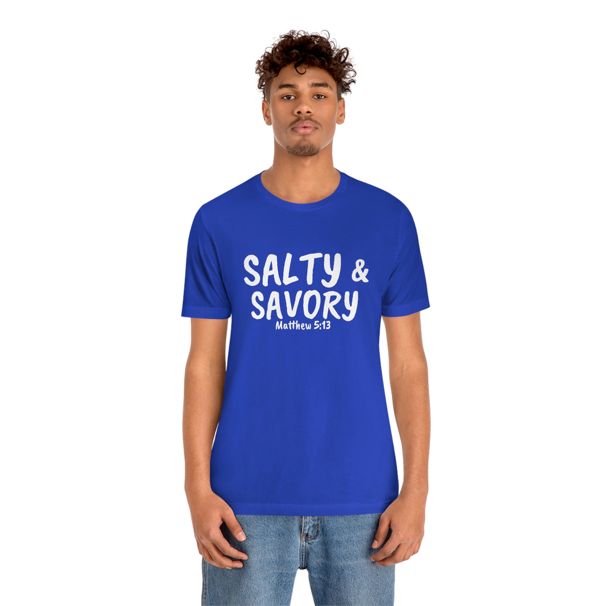 "Salty & Savory" Unisex Jersey Short Sleeve Tee