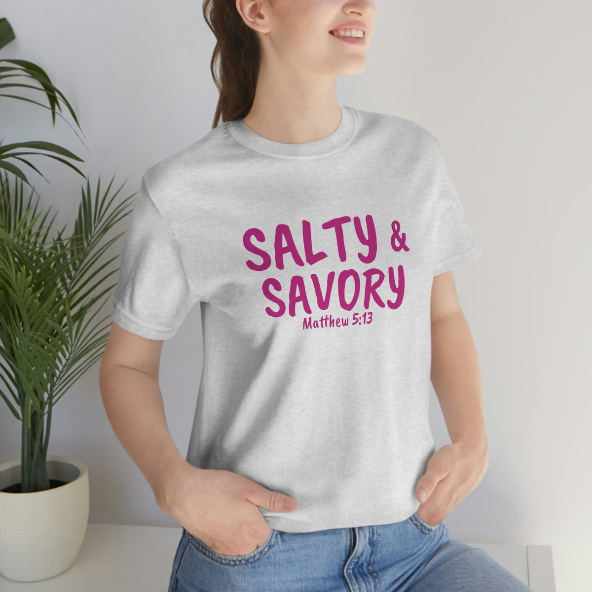 "Salty & Savory" Unisex Jersey Short Sleeve Tee
