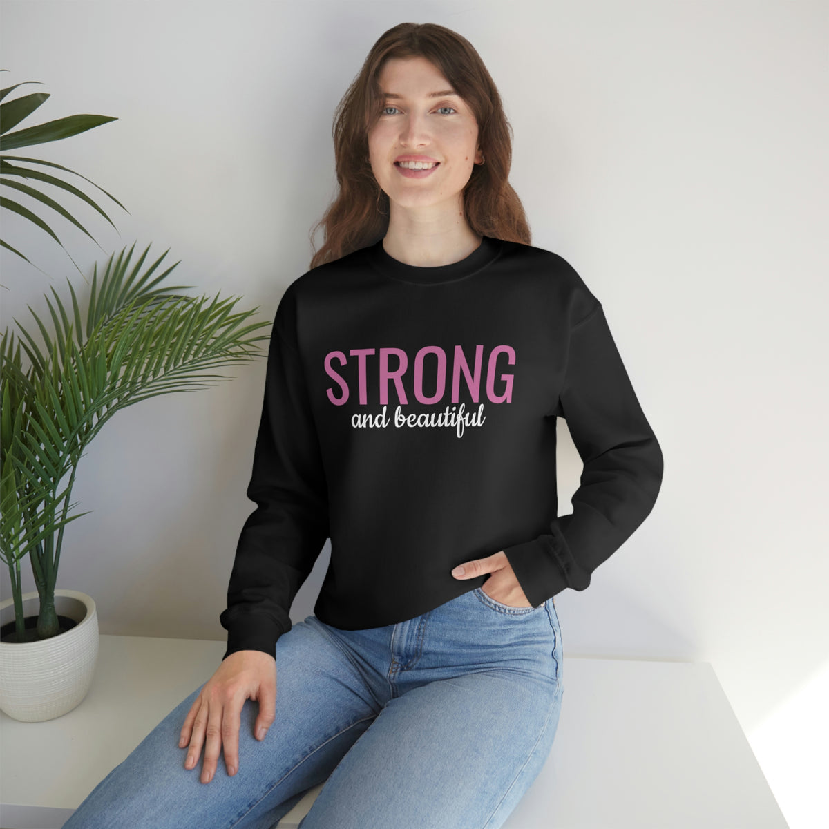 Strong and Beautiful Crewneck Sweatshirt
