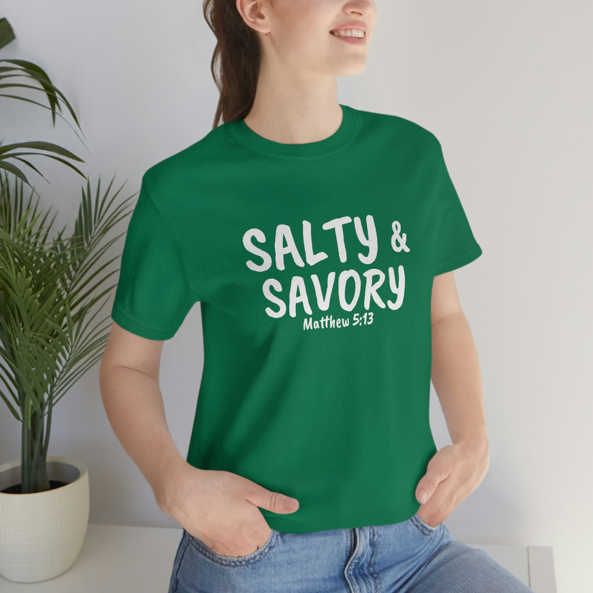 "Salty & Savory" Unisex Jersey Short Sleeve Tee
