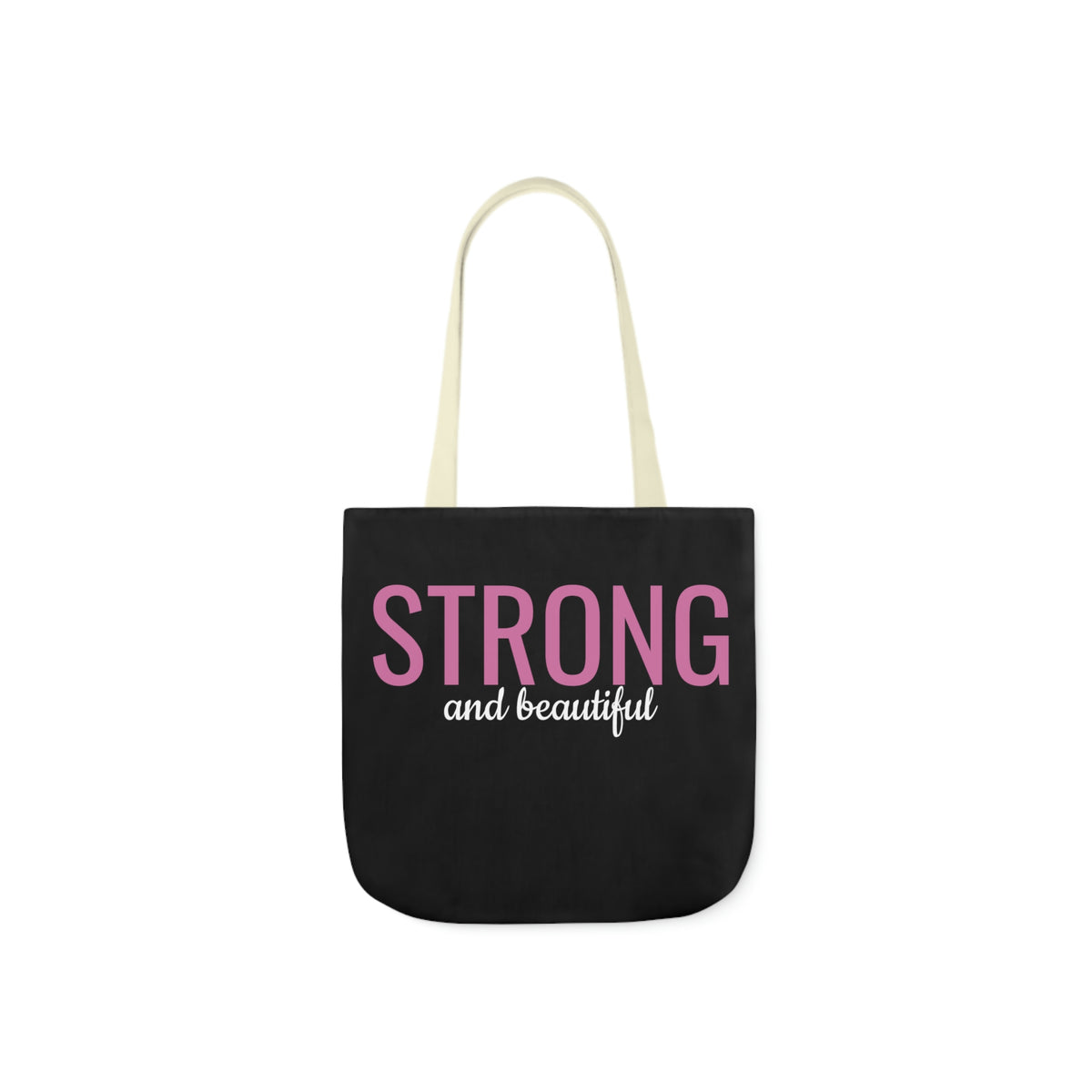 Strong and Beautiful Polyester Canvas Tote Bag (AOP)