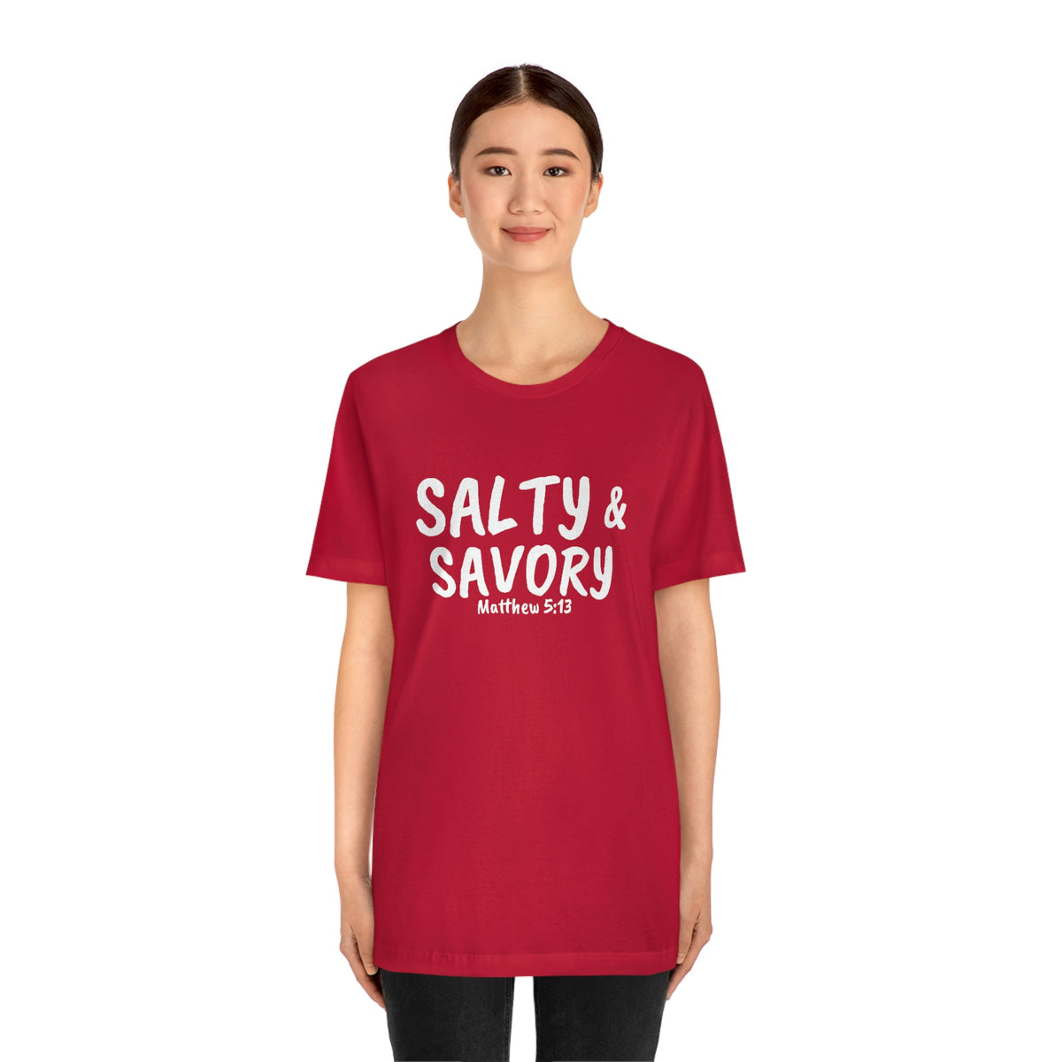 "Salty & Savory" Unisex Jersey Short Sleeve Tee