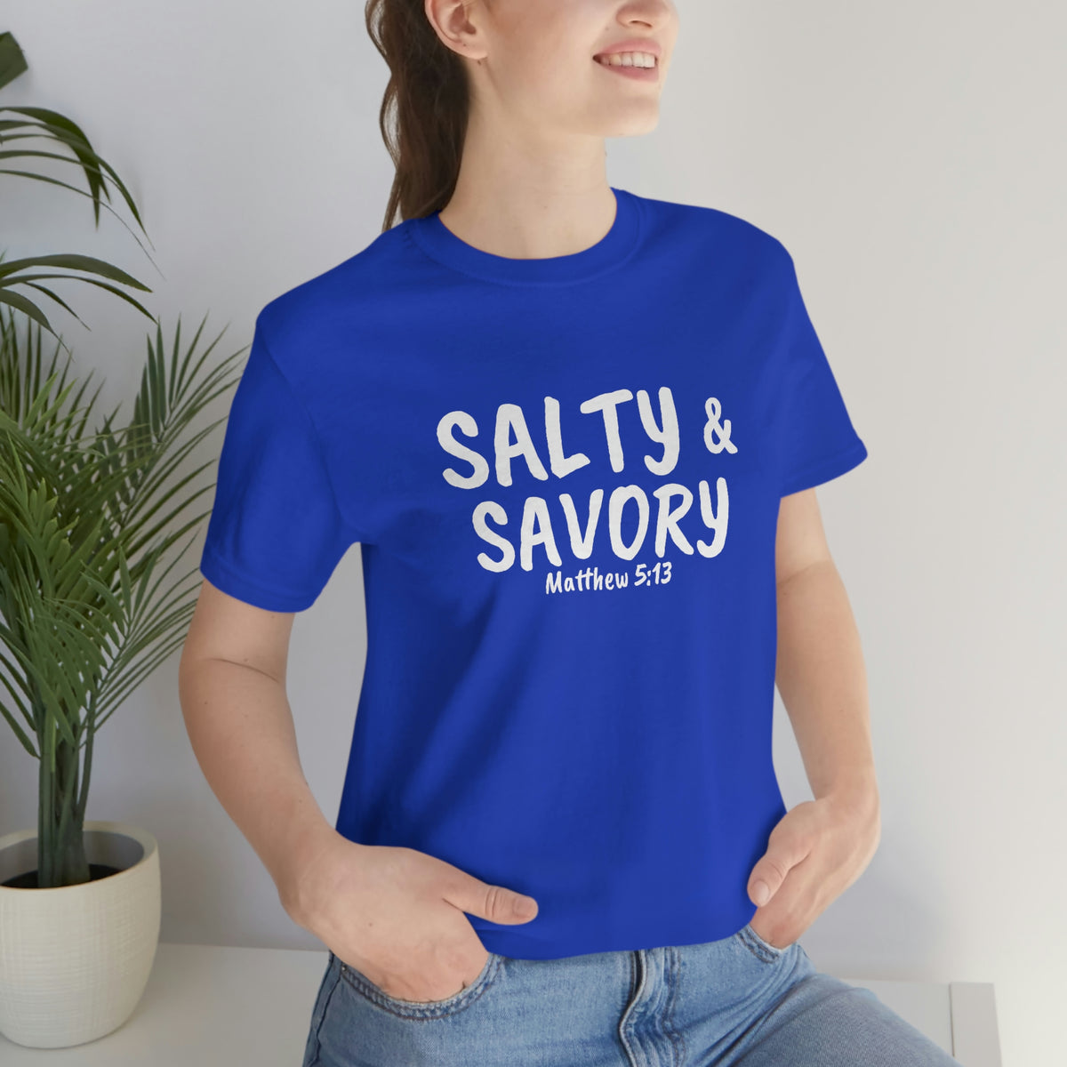 "Salty & Savory" Unisex Jersey Short Sleeve Tee