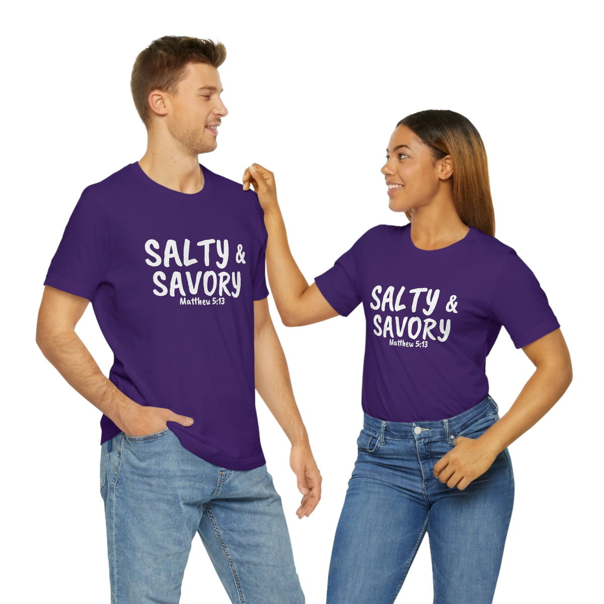 "Salty & Savory" Unisex Jersey Short Sleeve Tee