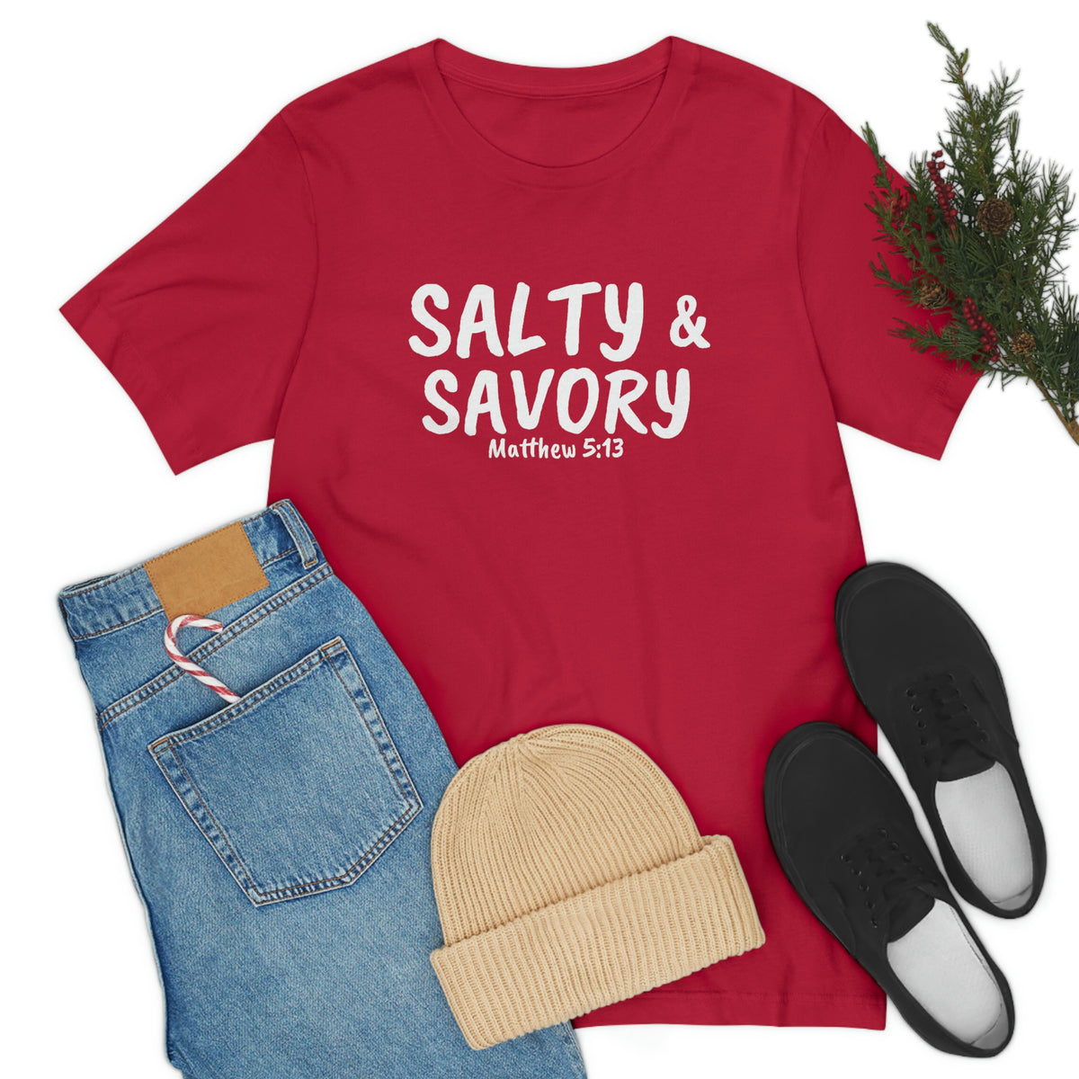 "Salty & Savory" Unisex Jersey Short Sleeve Tee