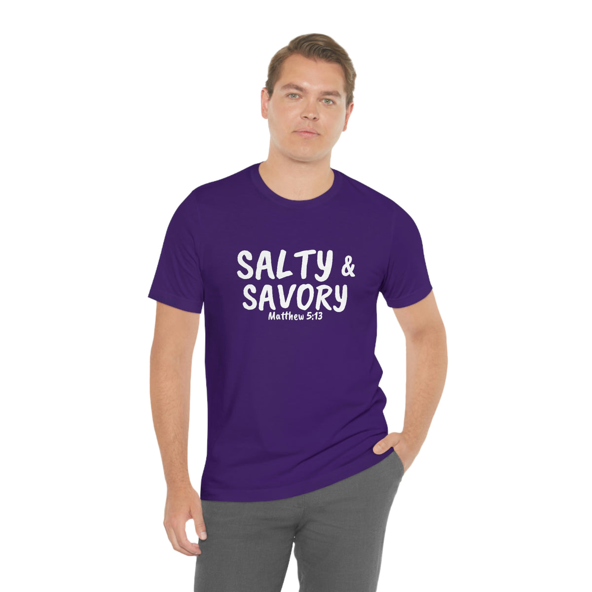 "Salty & Savory" Unisex Jersey Short Sleeve Tee