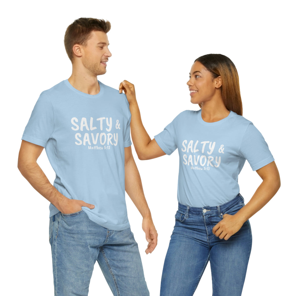 "Salty & Savory" Unisex Jersey Short Sleeve Tee