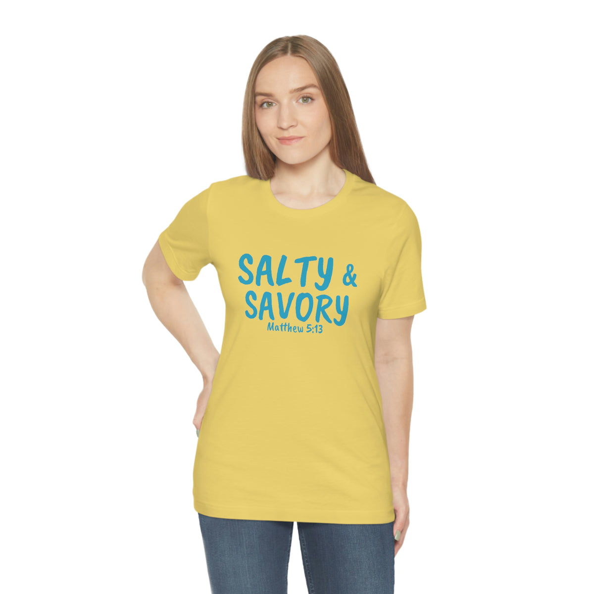 "Salty & Savory" Unisex Jersey Short Sleeve Tee