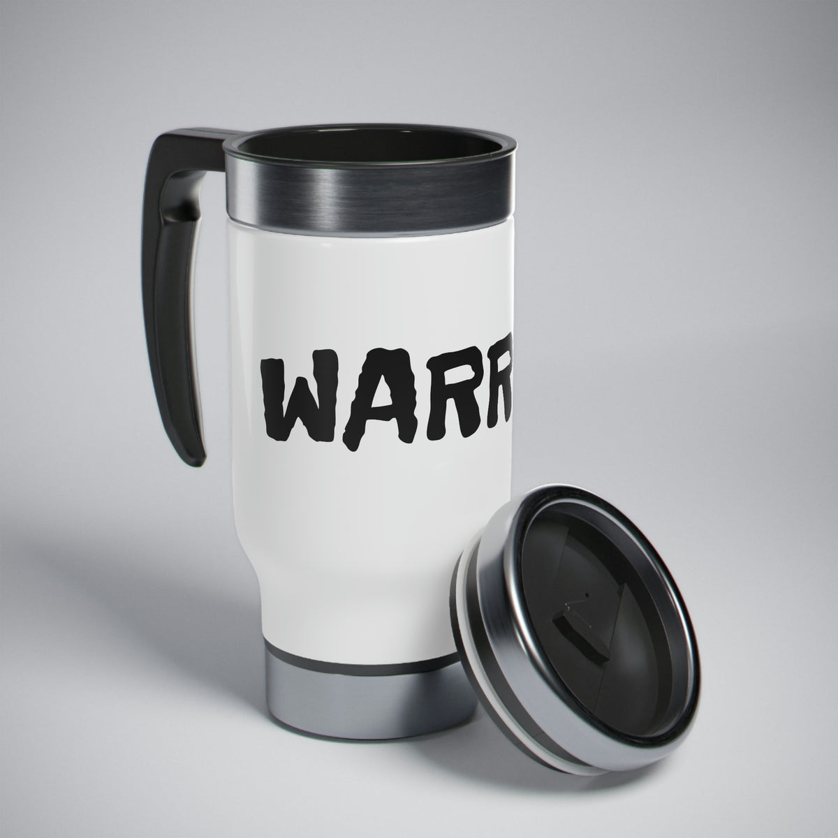 WARRIOR Stainless Steel Travel Mug with Handle, 14oz