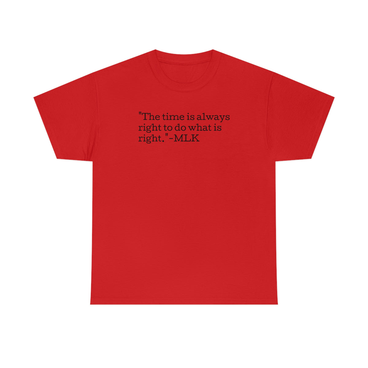 MLK Quote Unisex Heavy Cotton Tee
