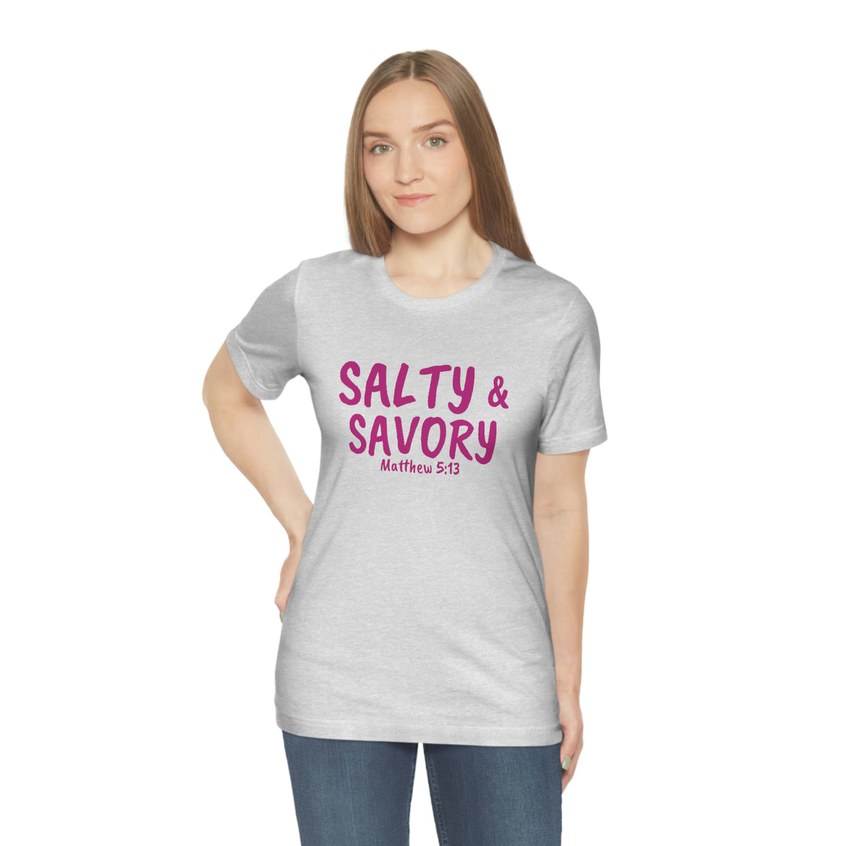 "Salty & Savory" Unisex Jersey Short Sleeve Tee