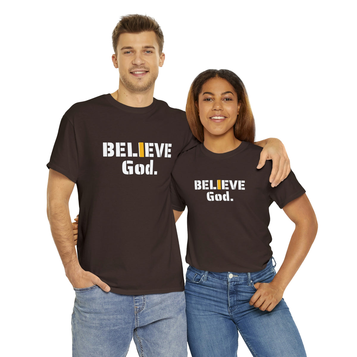 " I BELIEVE GOD" Unisex Heavy Cotton Tee