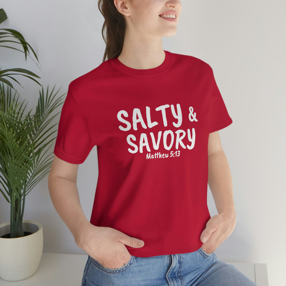 "Salty & Savory" Unisex Jersey Short Sleeve Tee