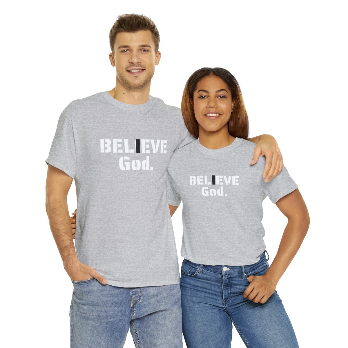 " I BELIEVE GOD" Unisex Heavy Cotton Tee