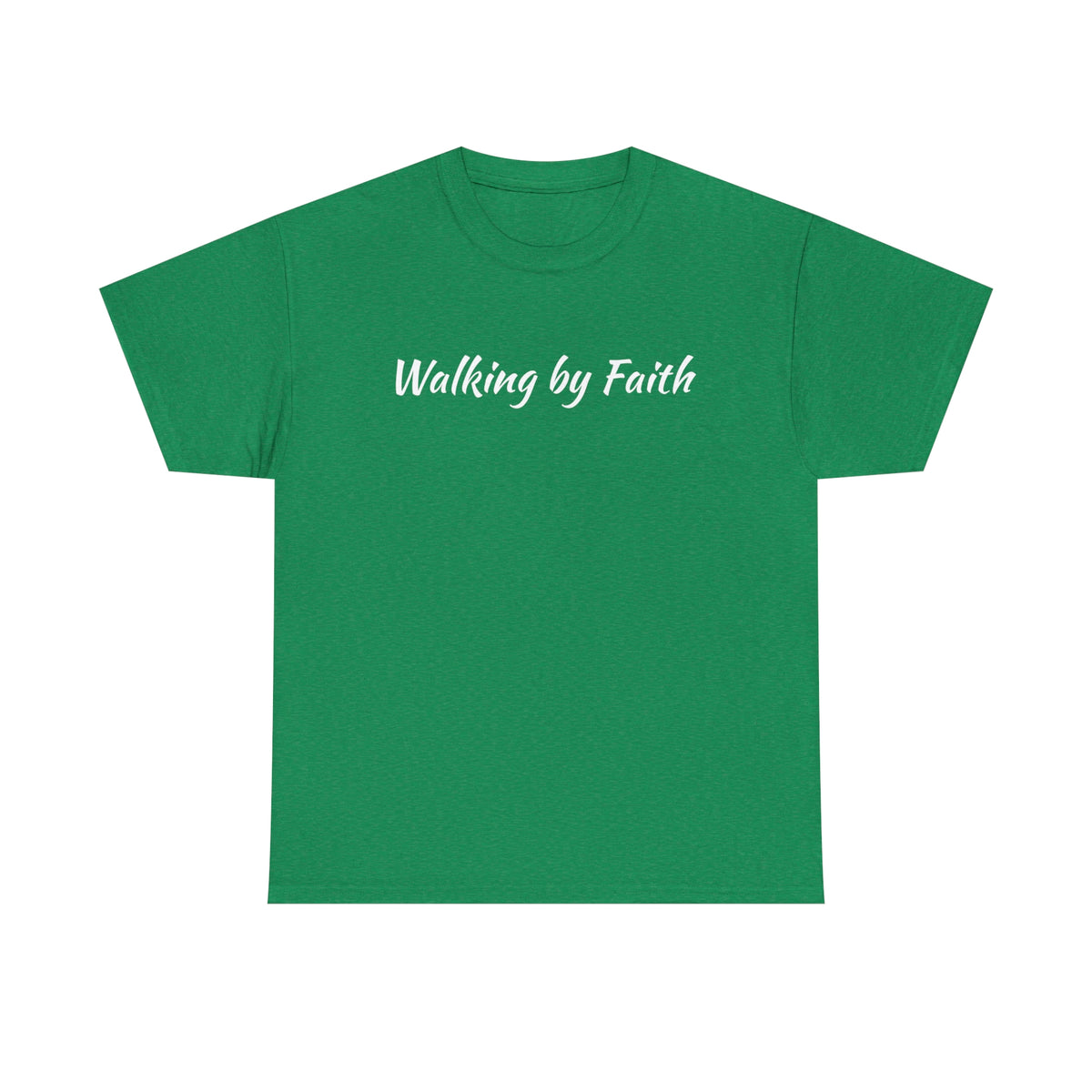 Walking by Faith Unisex Heavy Cotton Tee