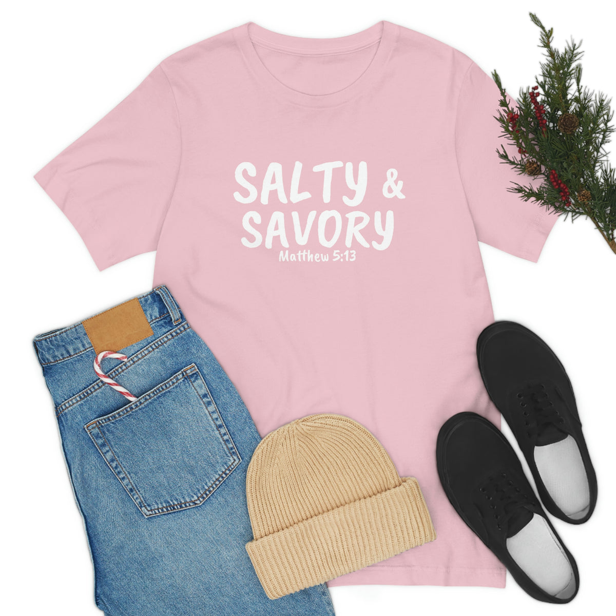 "Salty & Savory" Unisex Jersey Short Sleeve Tee