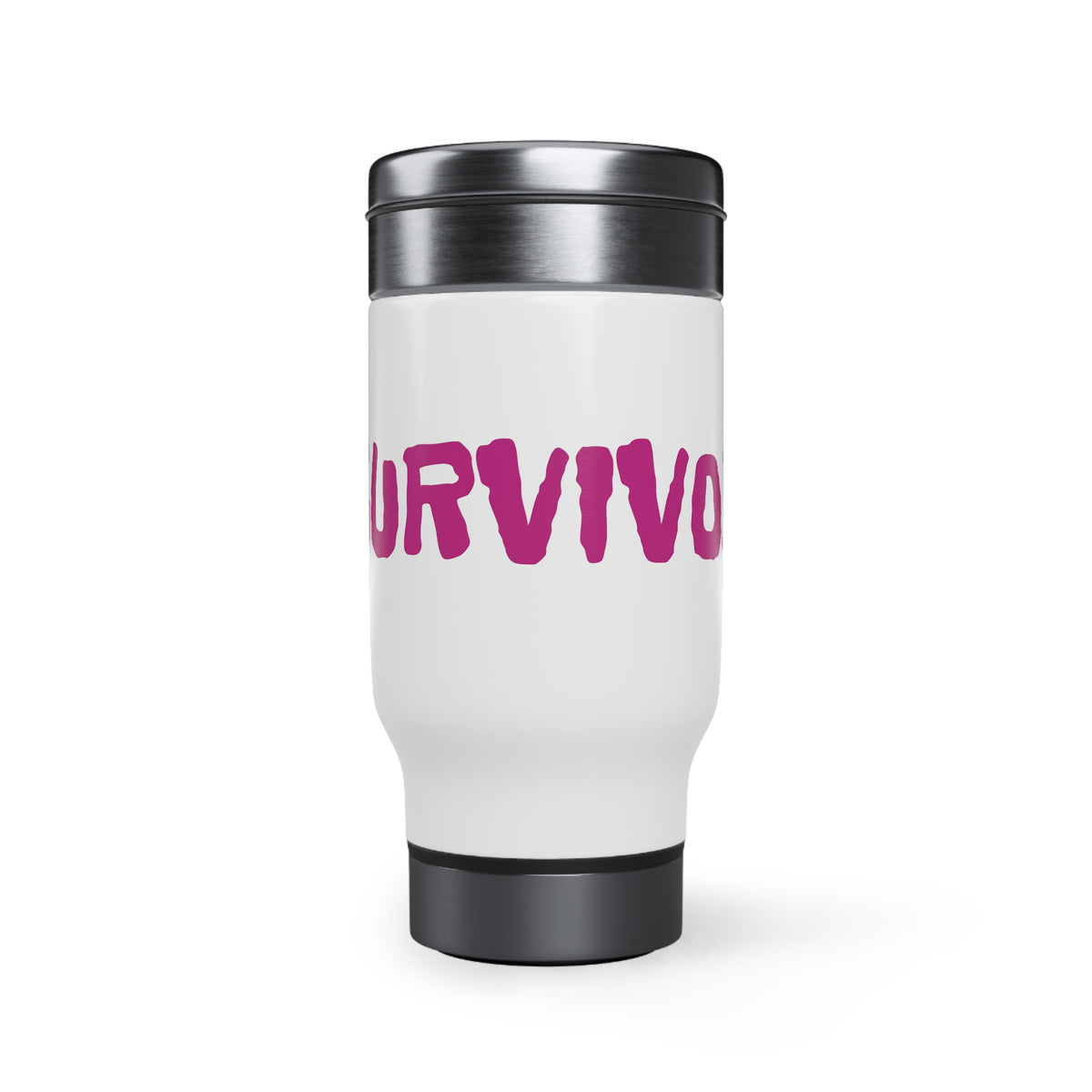 SURVIVOR Stainless Steel Travel Mug with Handle, 14oz