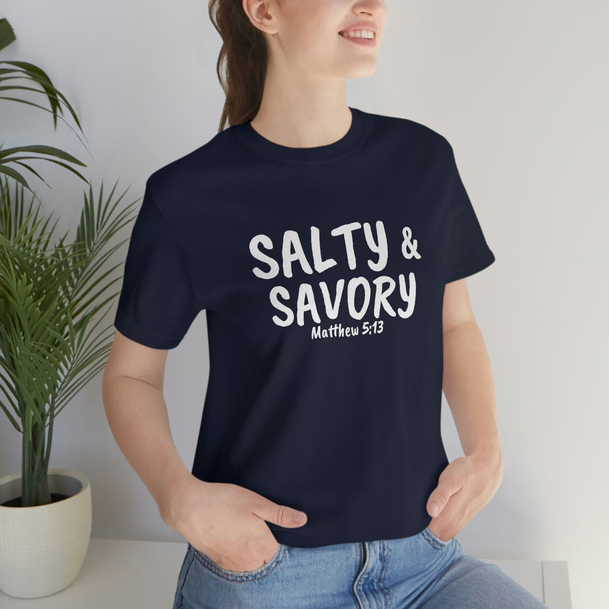"Salty & Savory" Unisex Jersey Short Sleeve Tee