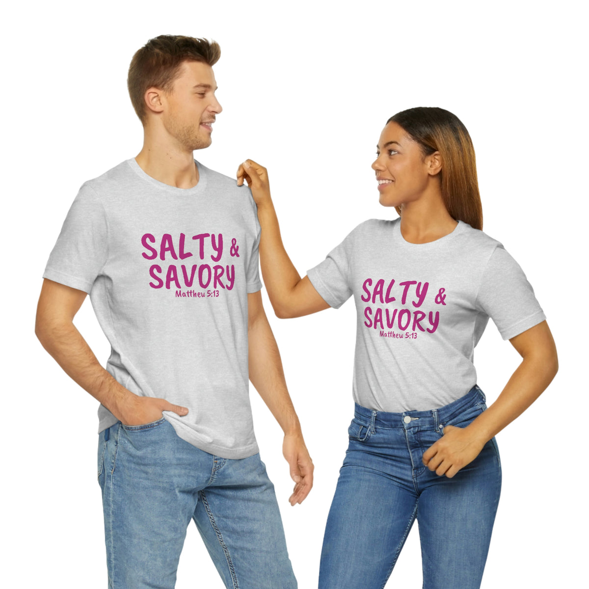 "Salty & Savory" Unisex Jersey Short Sleeve Tee