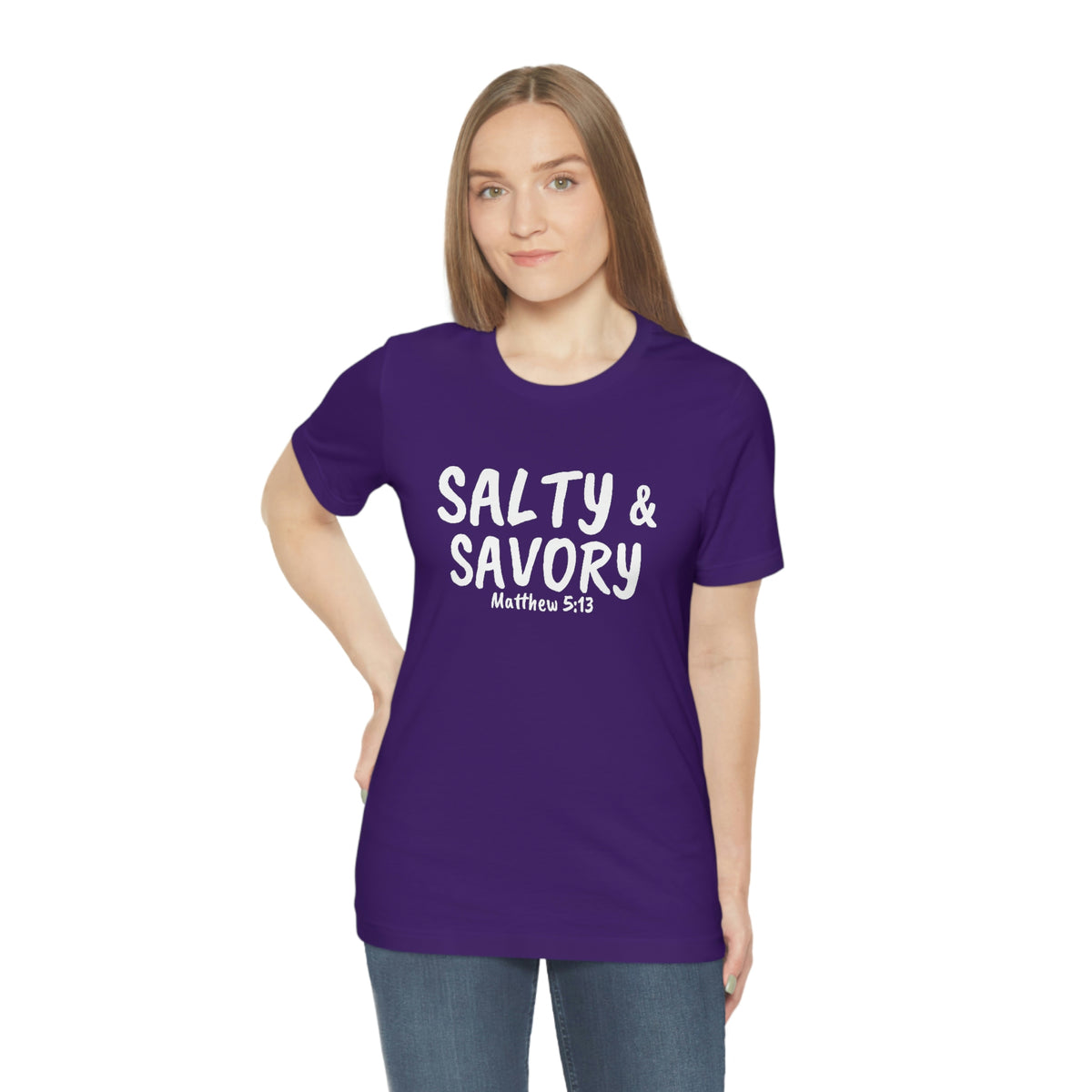"Salty & Savory" Unisex Jersey Short Sleeve Tee