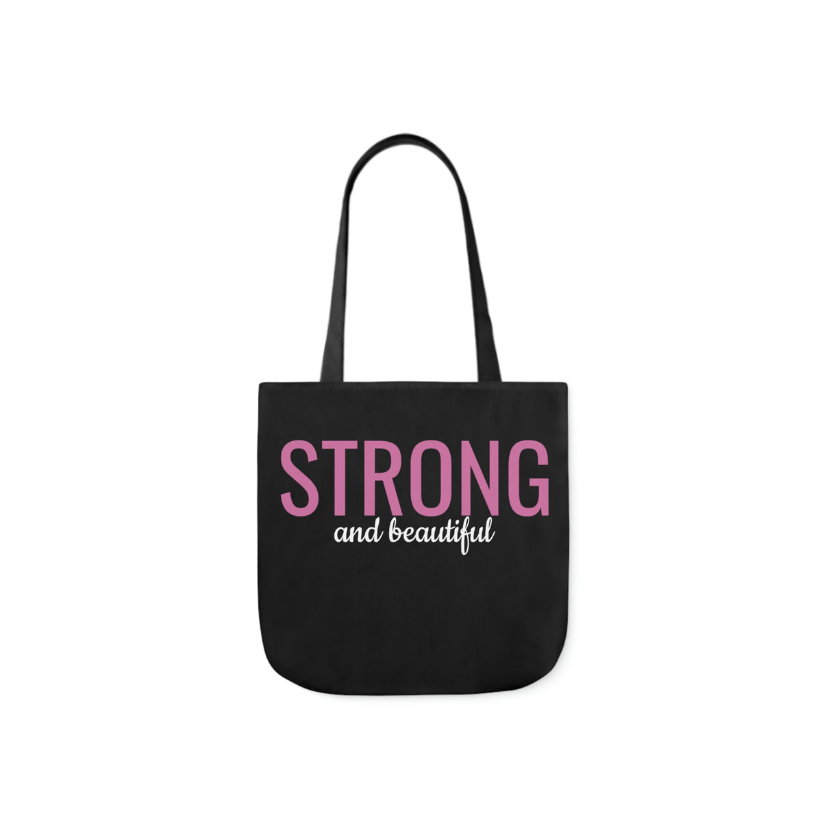 Strong and Beautiful Polyester Canvas Tote Bag (AOP)