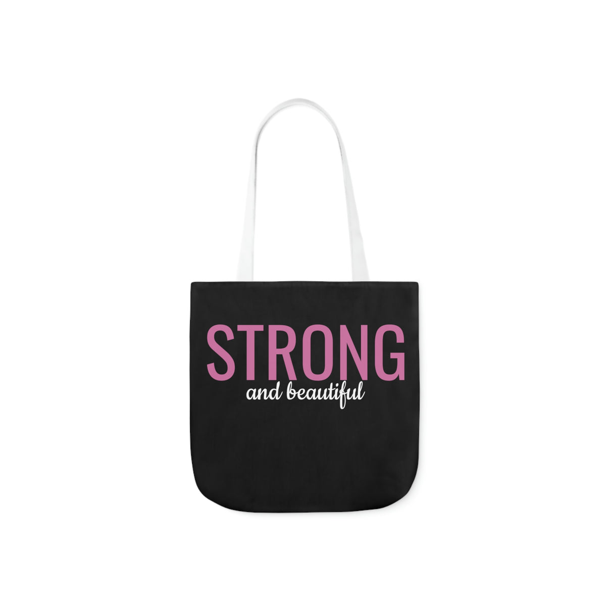 Strong and Beautiful Polyester Canvas Tote Bag (AOP)