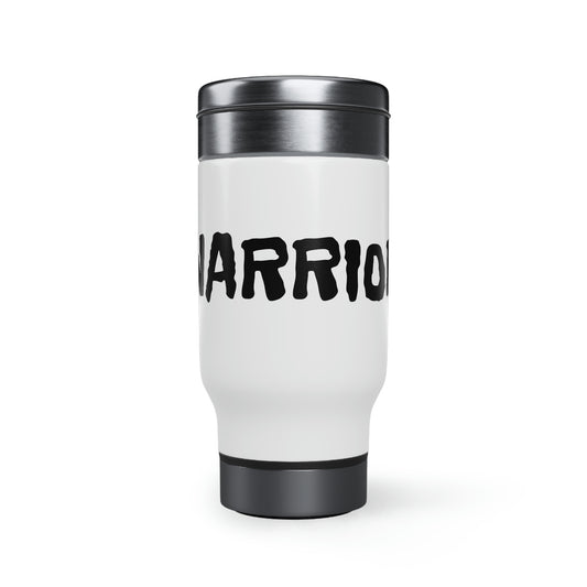 WARRIOR Stainless Steel Travel Mug with Handle, 14oz